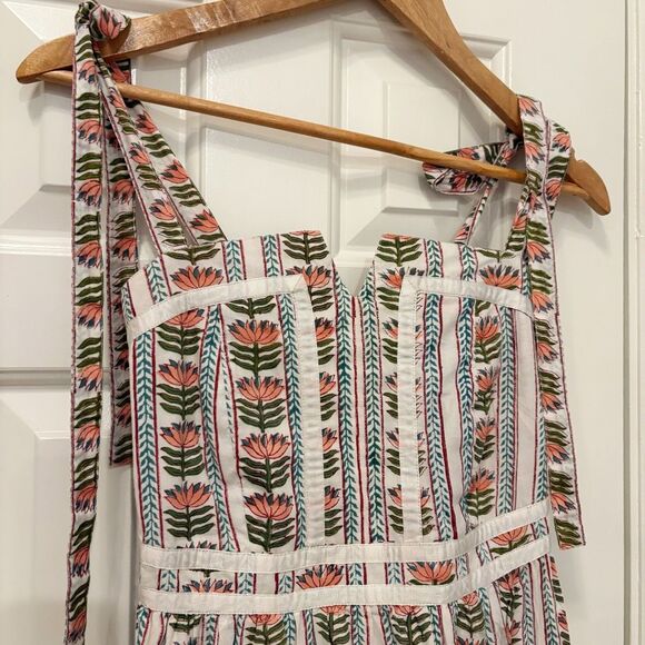 NWT Chakeris Floral Dress Size XS $178.00 Block Print - Picture 3 of 8